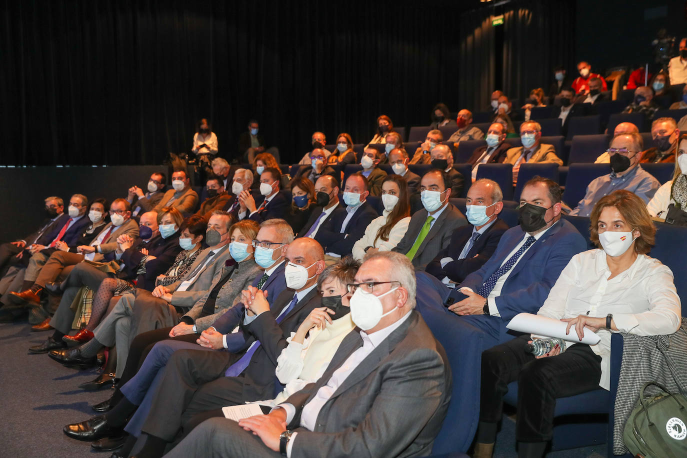 La ministra de Política Territorial y portavoz del Gobierno,Isabel Rodríguez, ha participado este jueves en un acto sobre 'La importancia de las ciudades en la construcción europea. Una visión desde Asturias', en el Centro Niemeyer