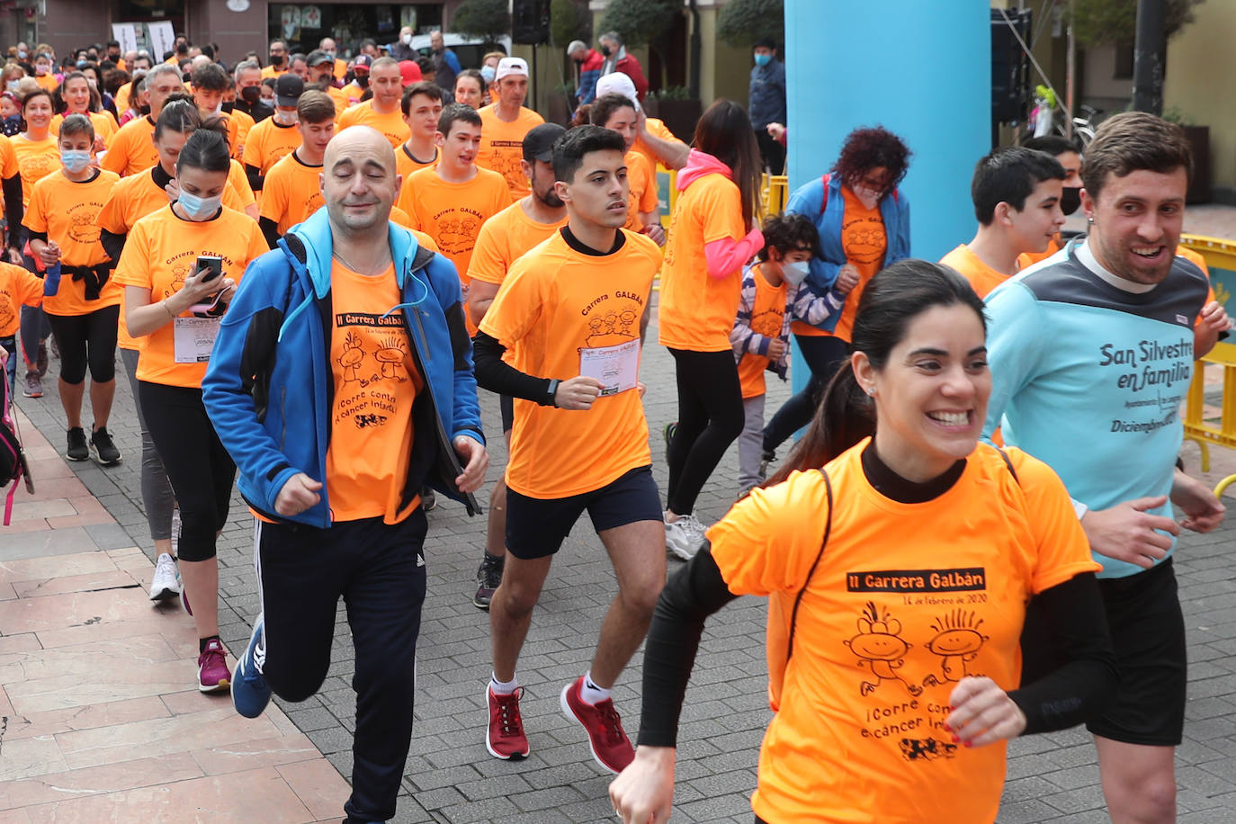 52 concejos de la región se visten de naranja en una carrera colectiva contra el cáncer infantil, organizada por la Asociación Galbán. El objetivo, recaudar fondos para promover la investigación bajo el lema «Una mejor supervivencia es posible». 