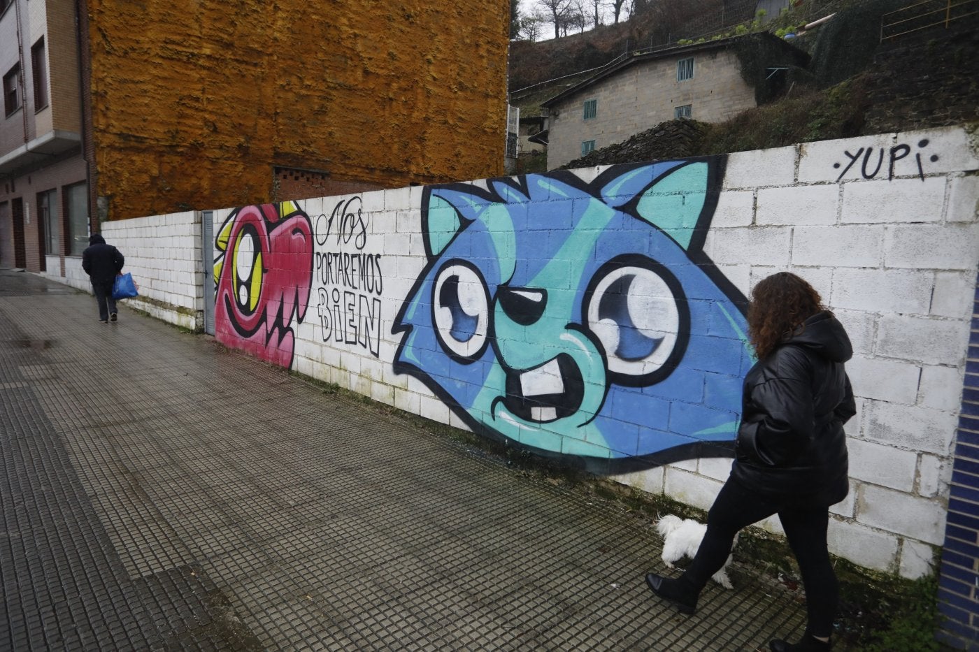 Una de las pintadas más queridas por los vecinos, localizada en ElSerrallo. juan carlos román