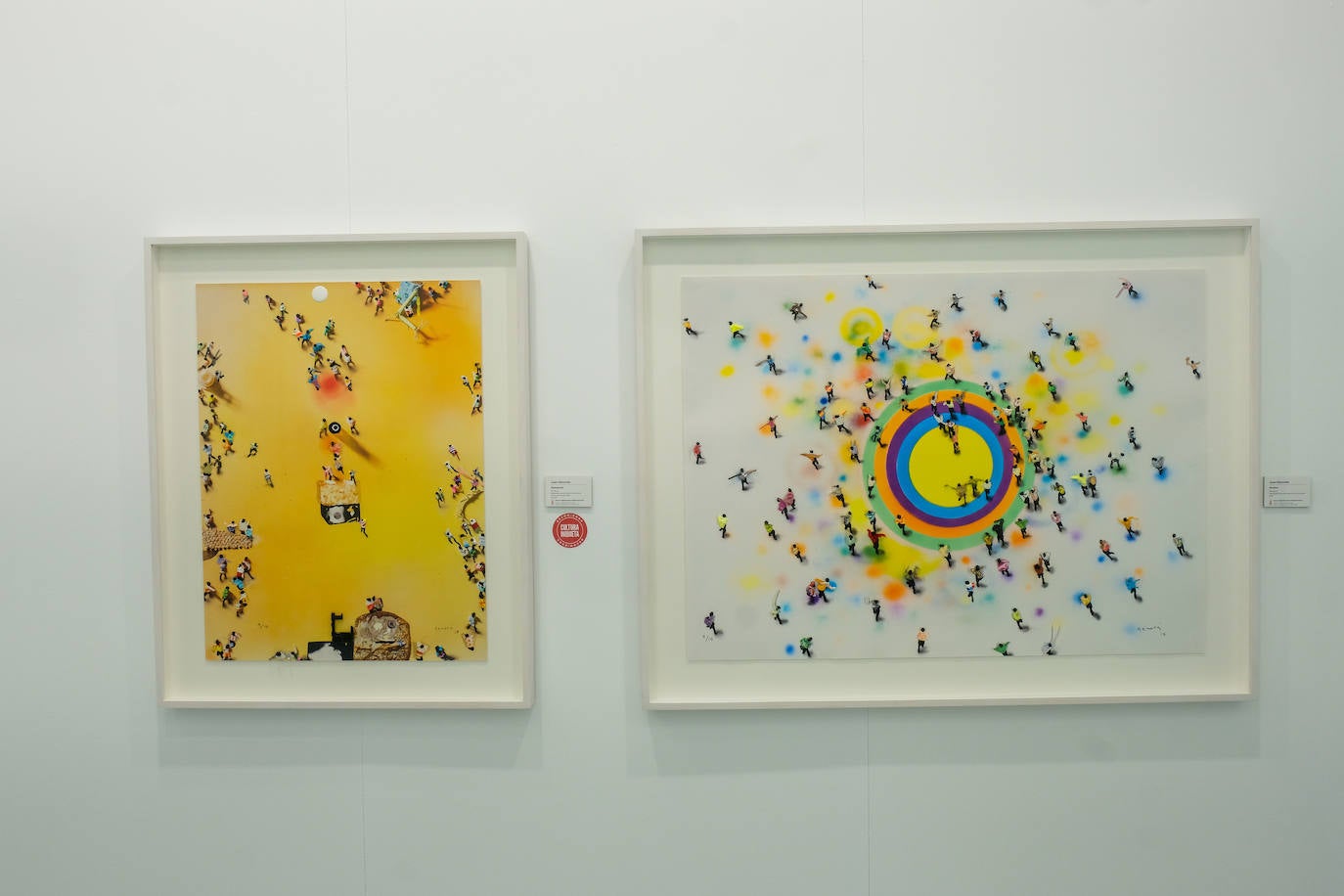 La Feria Internacional de Arte Contemporáneo de Madrid, una de las más importantes del sector, comenzaba este miércoles tras dos años de pandemia. En esta primera jornada han acudido la Galería AMT, Galería Llamazares, Aurora Vigil-Escalera, Irma Álvaraez-Laviada, Avelino SALA, Carolina Compostizo y Fernando Masaveu.