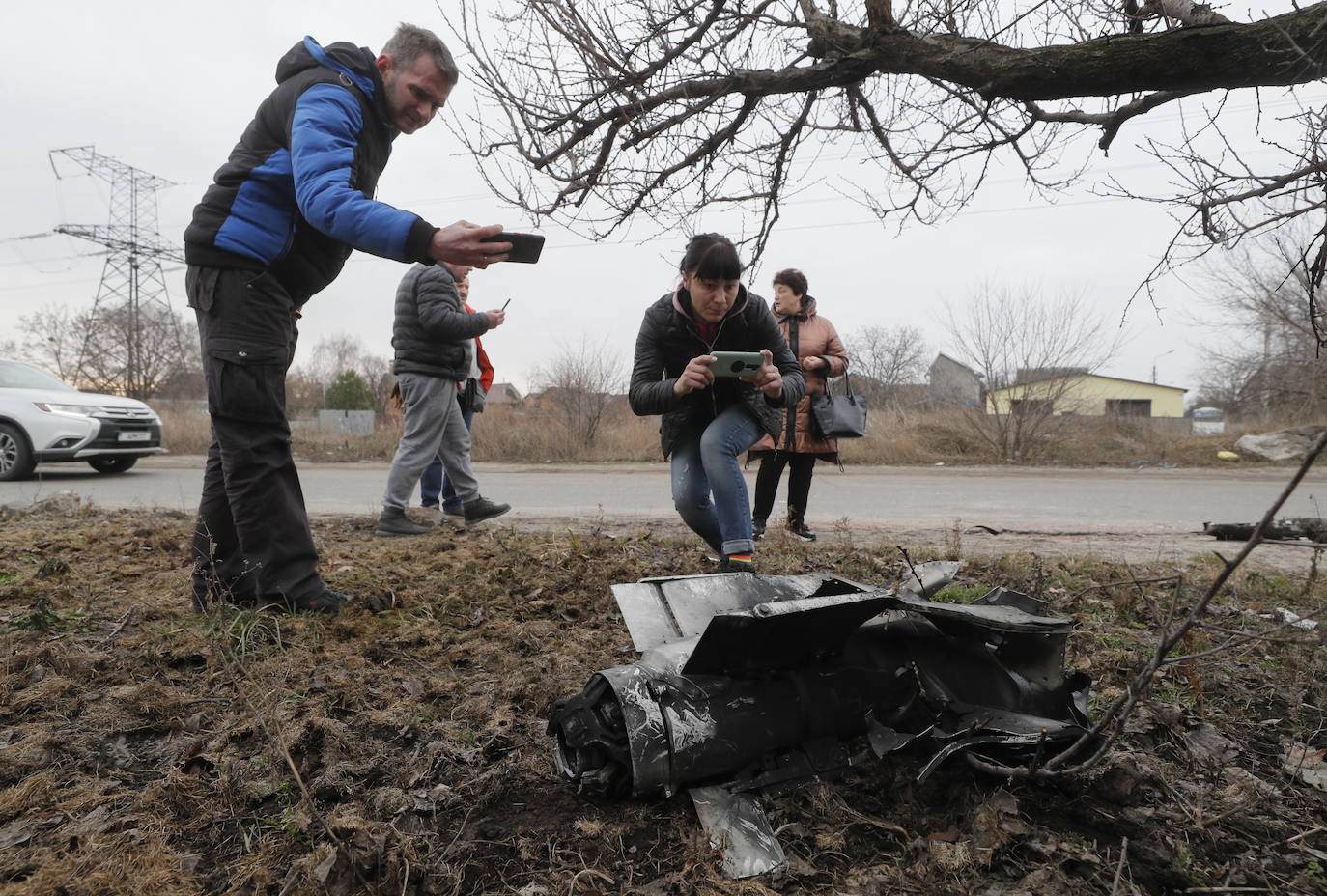 Fotos: Segunda jornada de invasión de Rusia a Ucrania