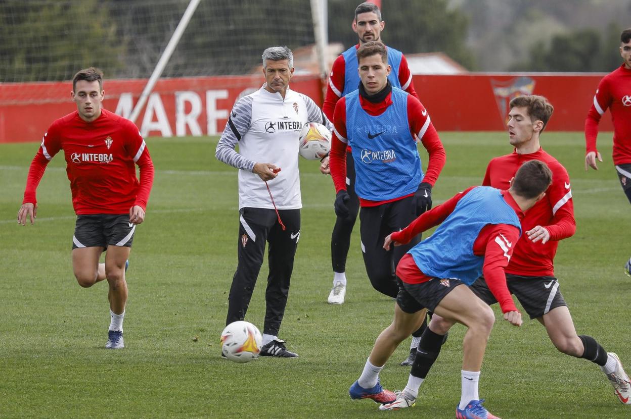 Martí, ayer, junto a Borja, Rivera y José Gragera. 