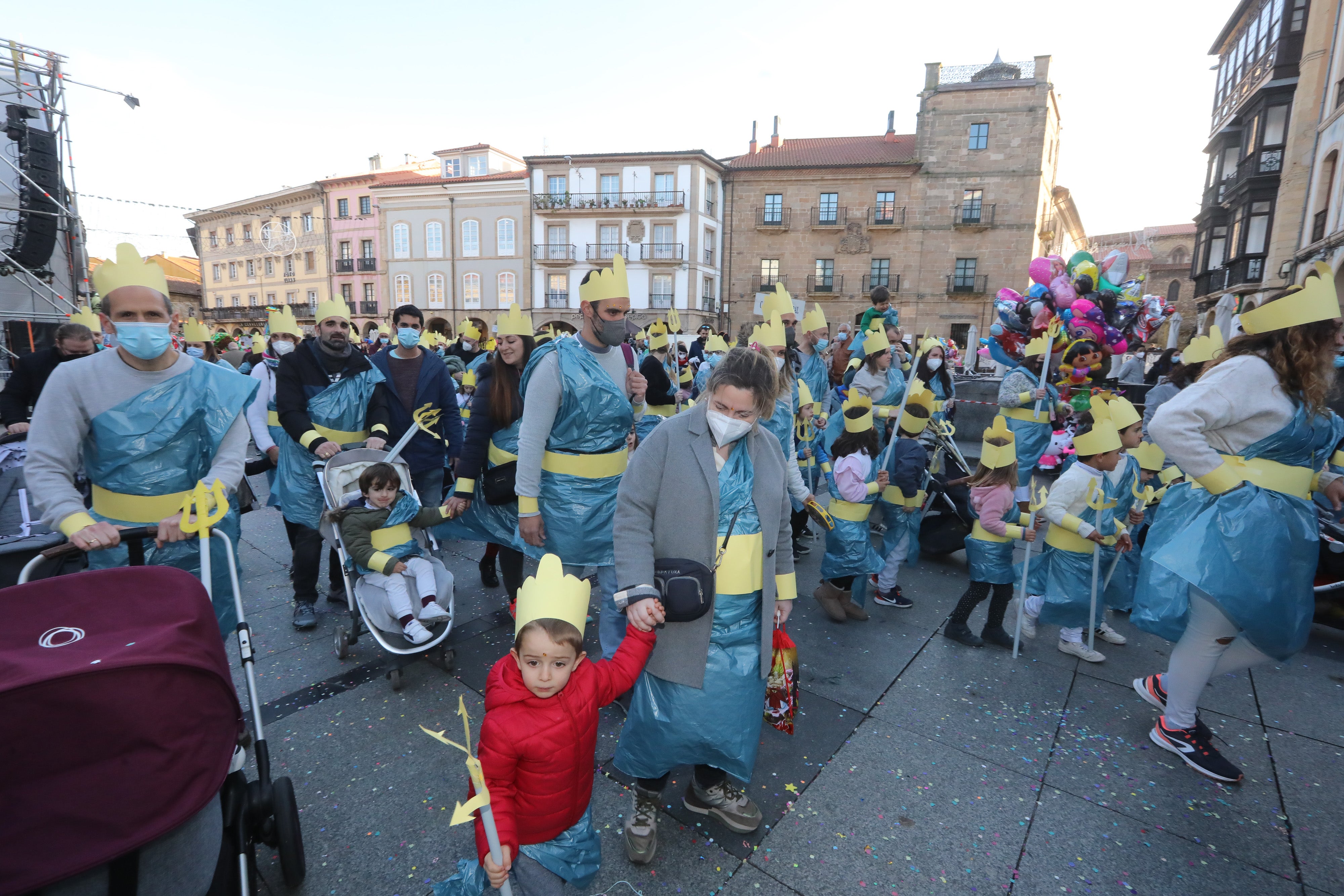 Fotos: Los escolinos se reencuentran con el Antroxu