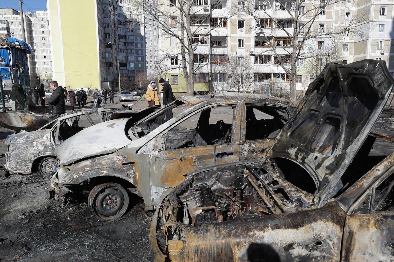 Fotos: El quinto día de invasión rusa a Ucrania, en imágenes