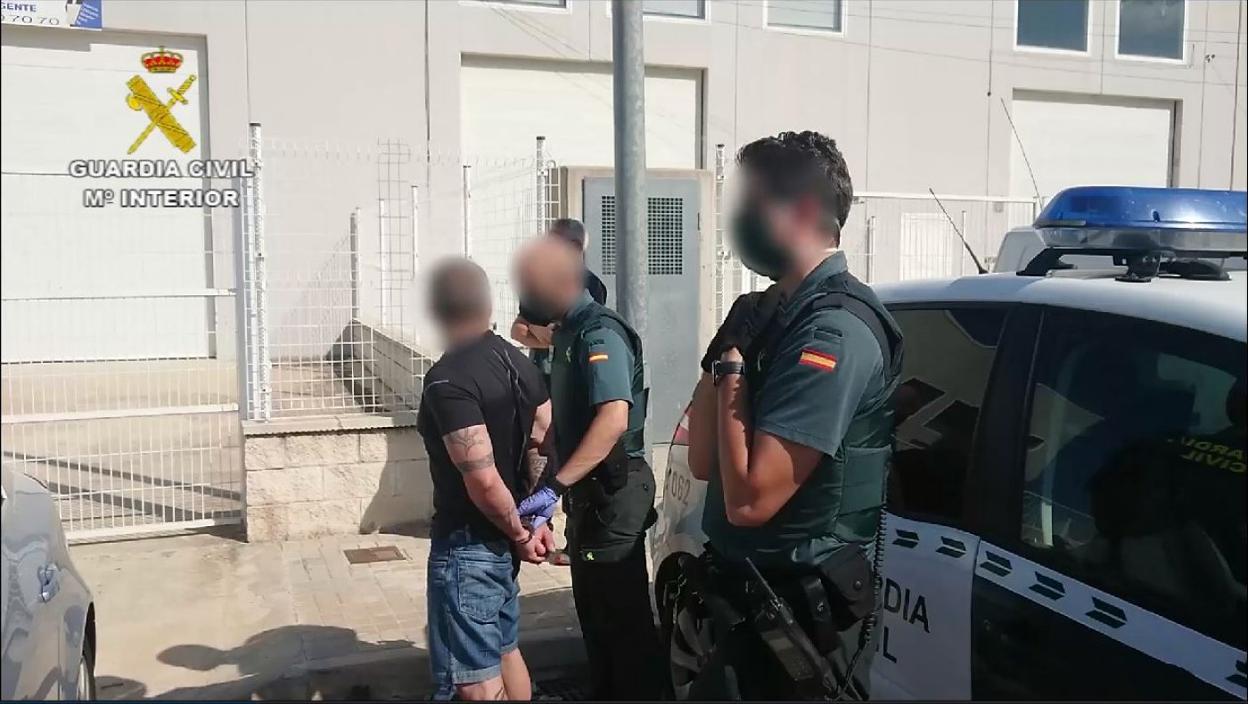 Uno de los detenidos acusado del secuestro. 