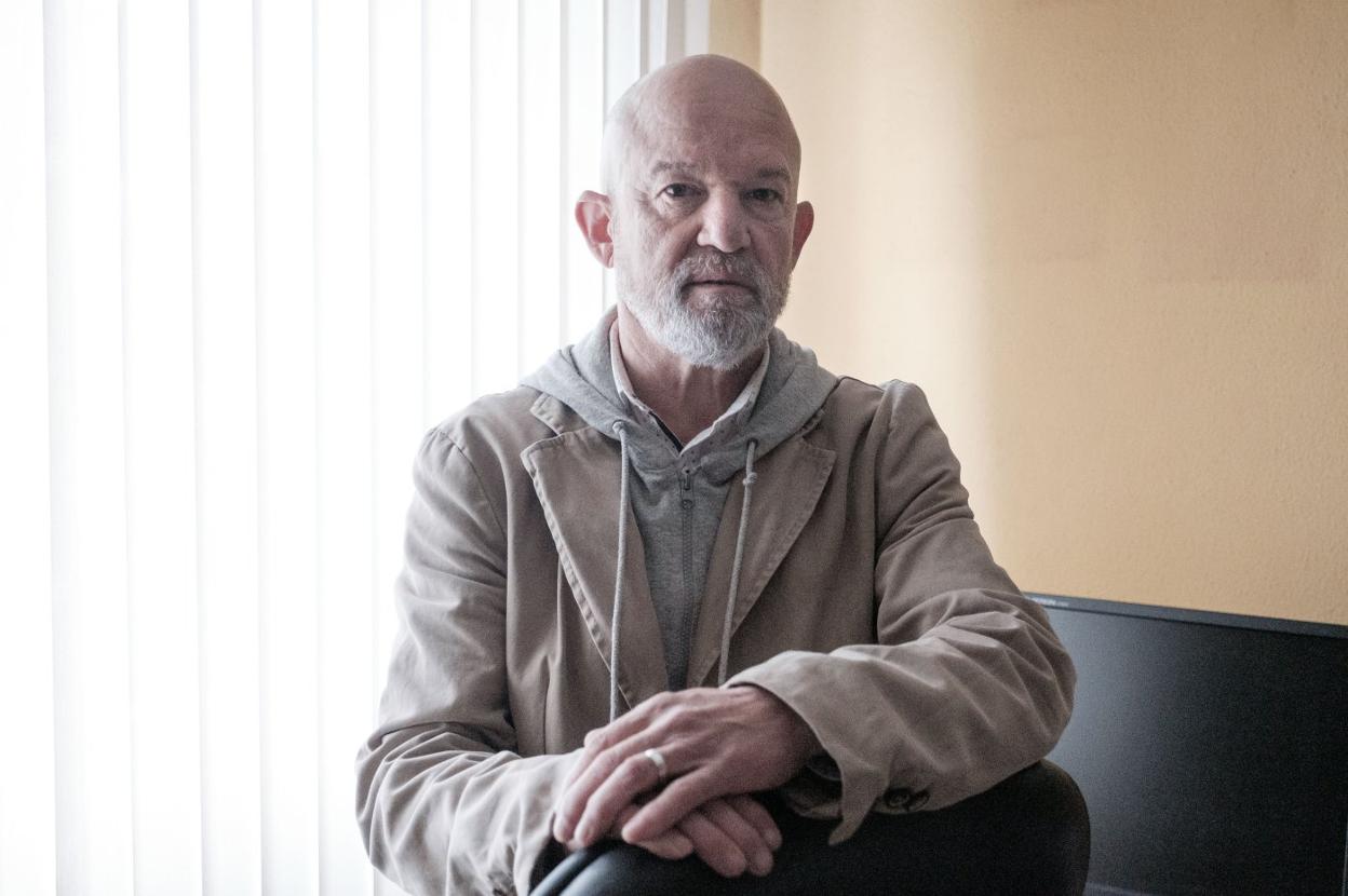 Francisco Javier Rionda, en Gijón. 