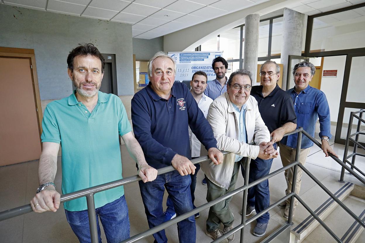 Paolo Priore, en la Escuela Politécnica de Ingeniería. 