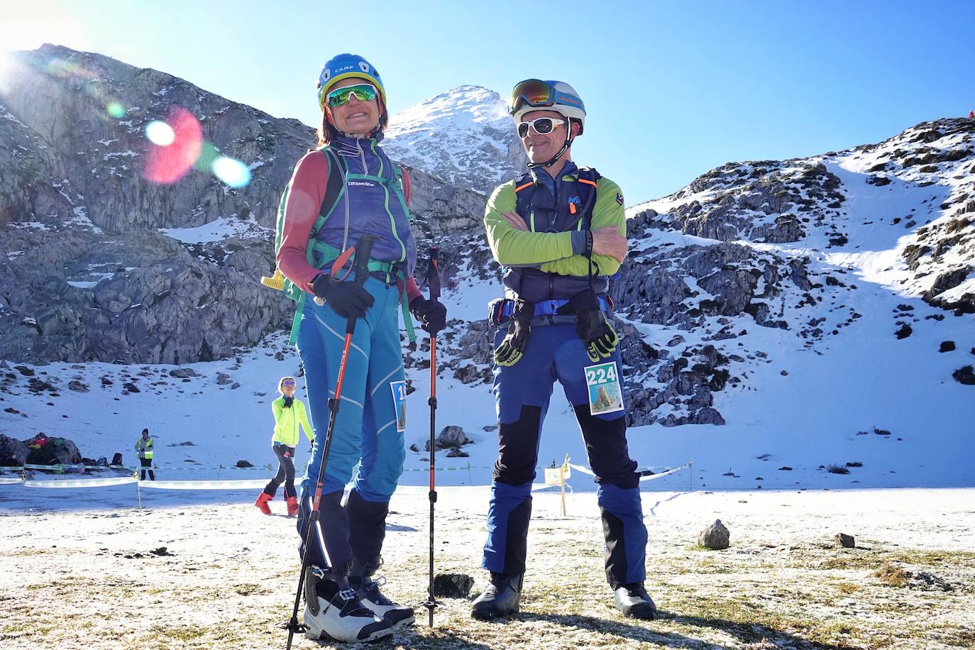 La carrera de esquí de montaña reúne este fin de semana a 120 participantes de toda España y Europa en el macizo de Andara, en los Picos
