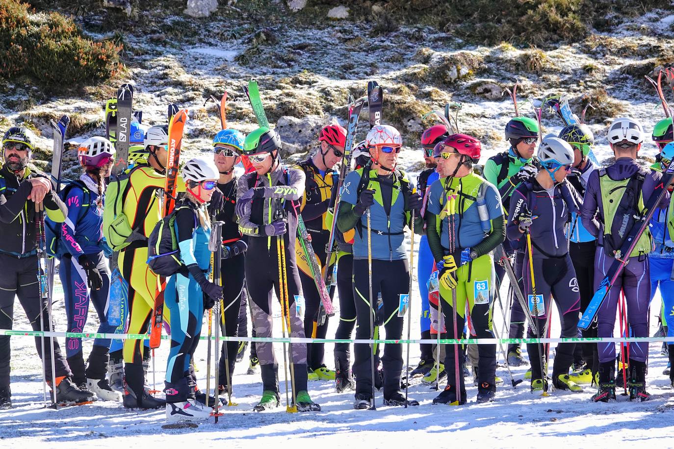 La carrera de esquí de montaña reúne este fin de semana a 120 participantes de toda España y Europa en el macizo de Andara, en los Picos