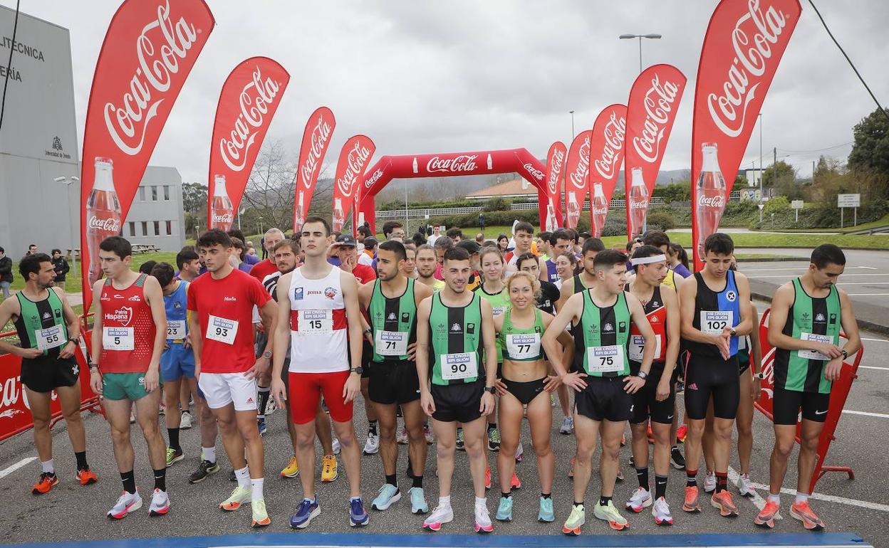 Participantes en el cross de la EPI