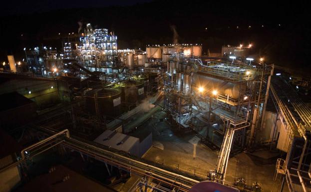La factoría de Química del Nalón en Trubia