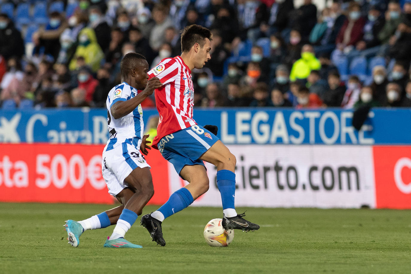 Fotos: Las mejores imágenes del Leganés - Sporting