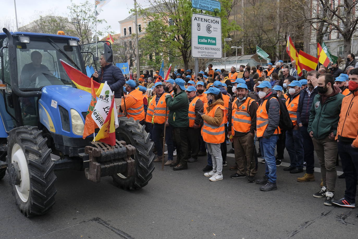 Decenas de miles de personas han tomado las calles de Madrid en una petición desesperada de auxilio al Gobierno por su supervivencia.