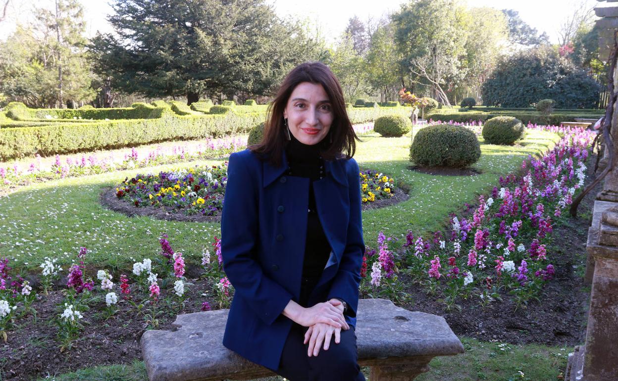 La ministra de Justicia, Pilar Llop, antes de mantener una entrevista con EL COMERCIO, en Avilés.