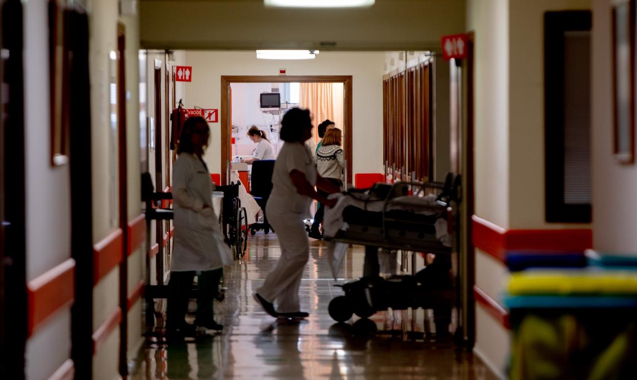 Profesionales en el área de Urgencias del San Agustín. 