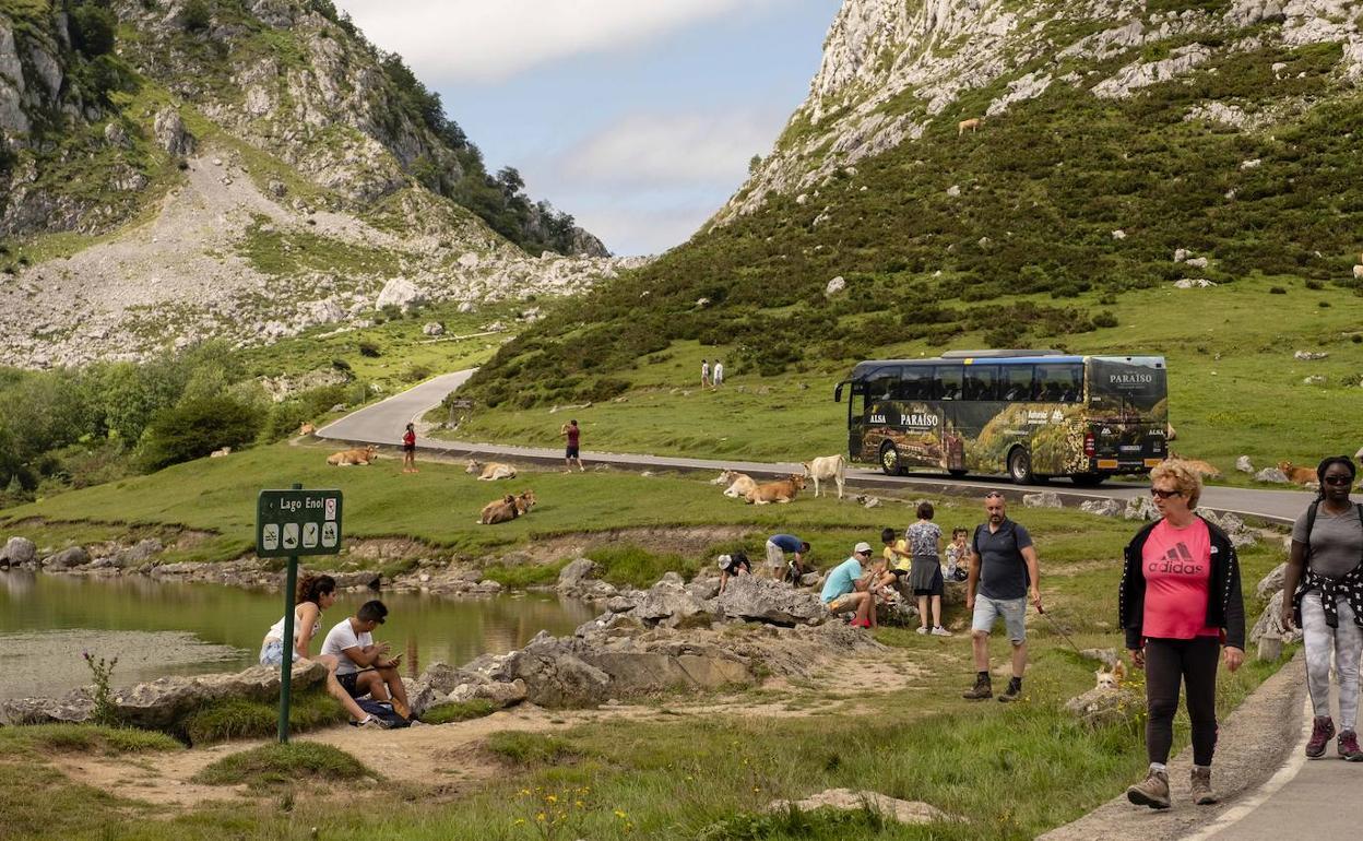 Carretera de Covadonga a Los Lagos