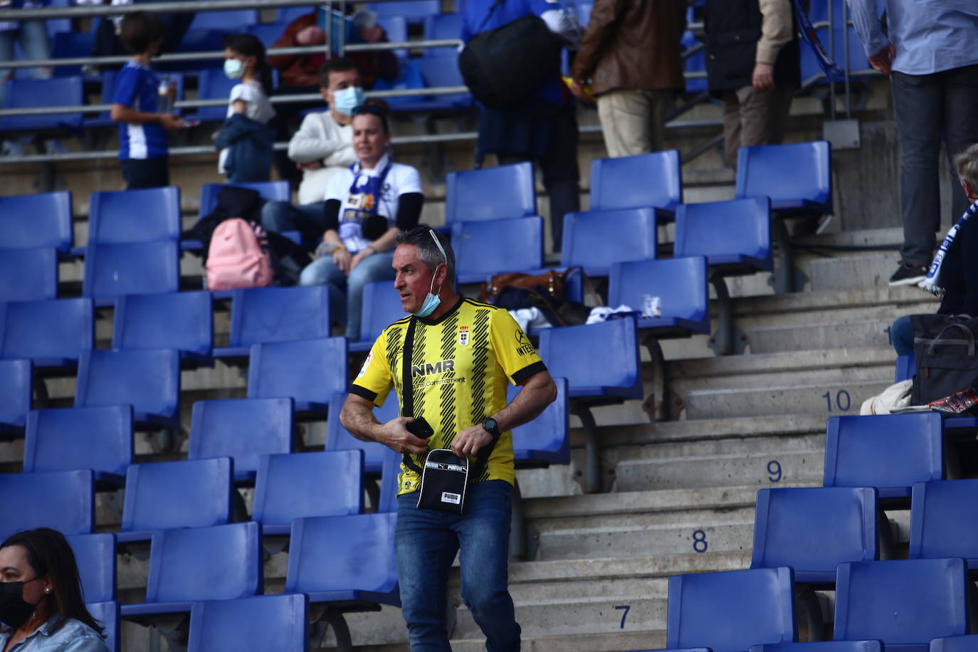 El conjunto azul se llevó la victoria en el Carlos Tartiere gracias a un gol de Bastón.