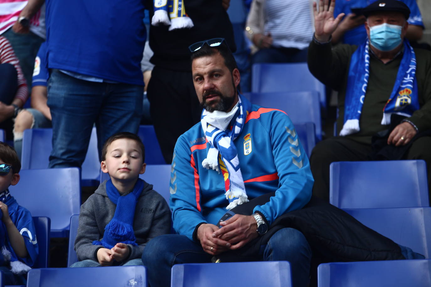 El conjunto azul se llevó la victoria en el Carlos Tartiere gracias a un gol de Bastón.