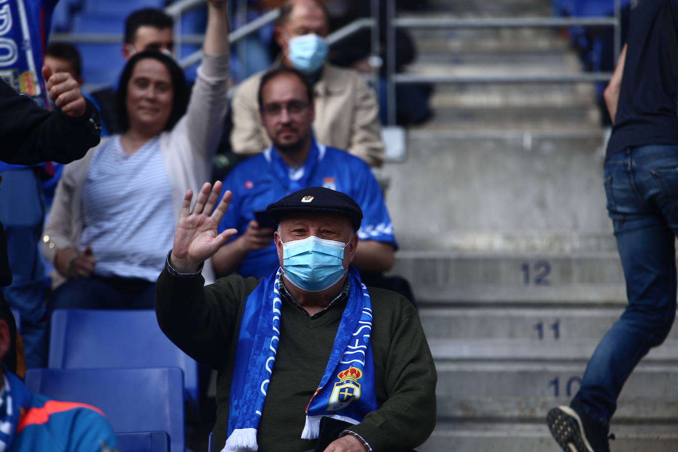 El conjunto azul se llevó la victoria en el Carlos Tartiere gracias a un gol de Bastón.