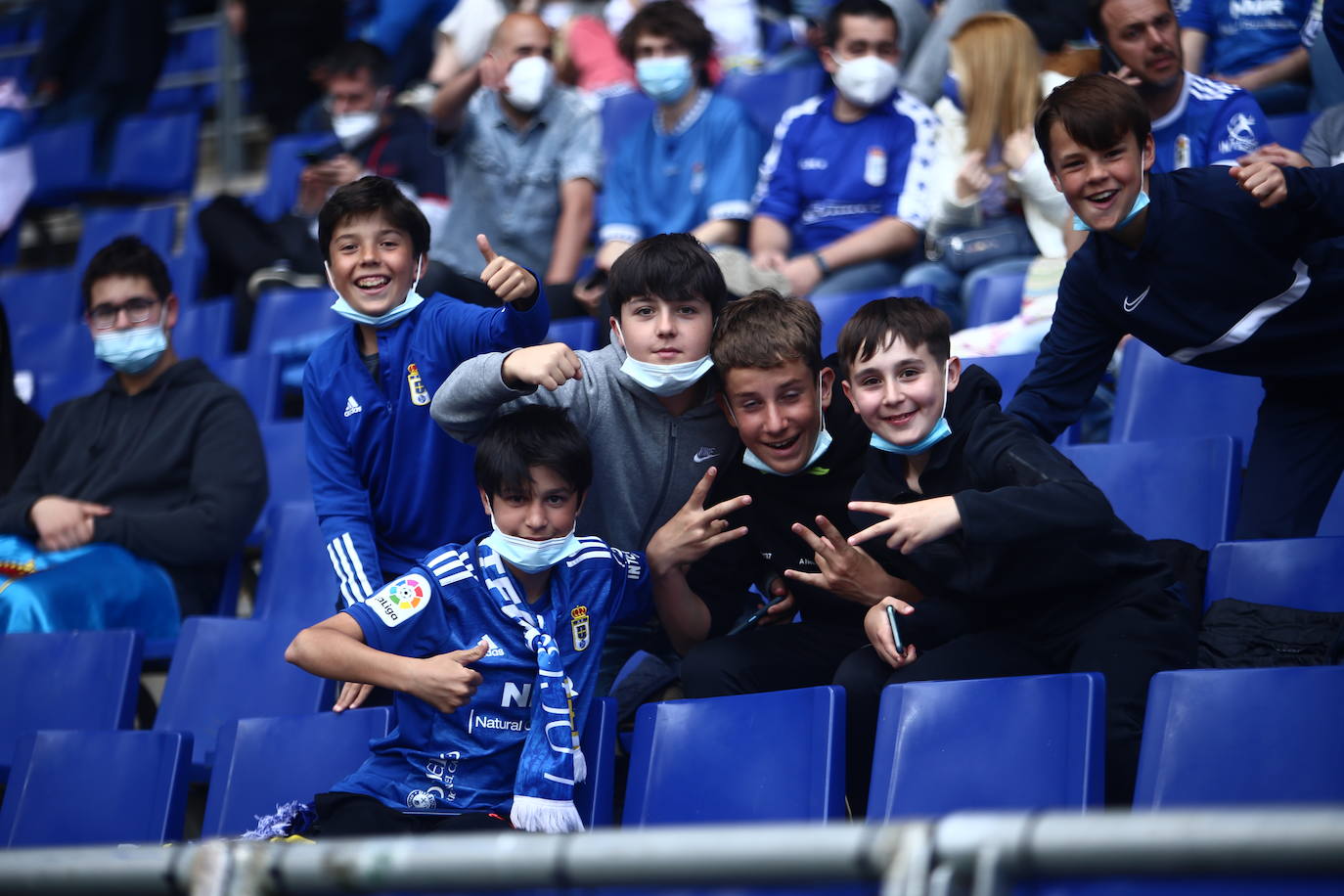 El conjunto azul se llevó la victoria en el Carlos Tartiere gracias a un gol de Bastón.