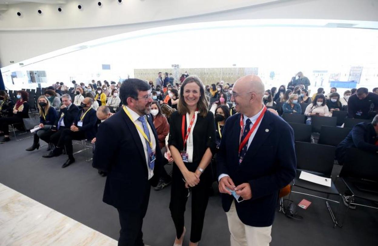 Gustavo Paseiro, María Blanco y José Antonio Vega. 