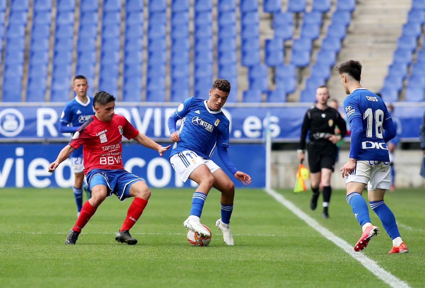 El Oviedo B ha conseguido el ansiado ascenso a Segunda RFEF ante el Colunga en un encuentro disputado en el Tartiere 