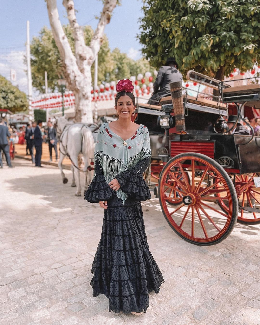 María G de Jaime ha paseado por el Real.