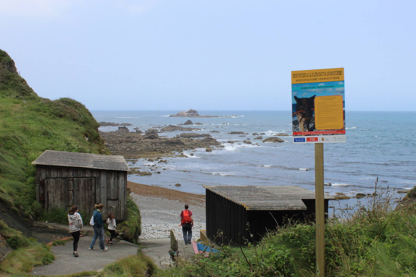 Playa de Campiecho, en Valdés.