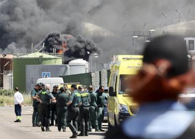 Imagen secundaria 1 - Imagenes del lugar de la explosión. 