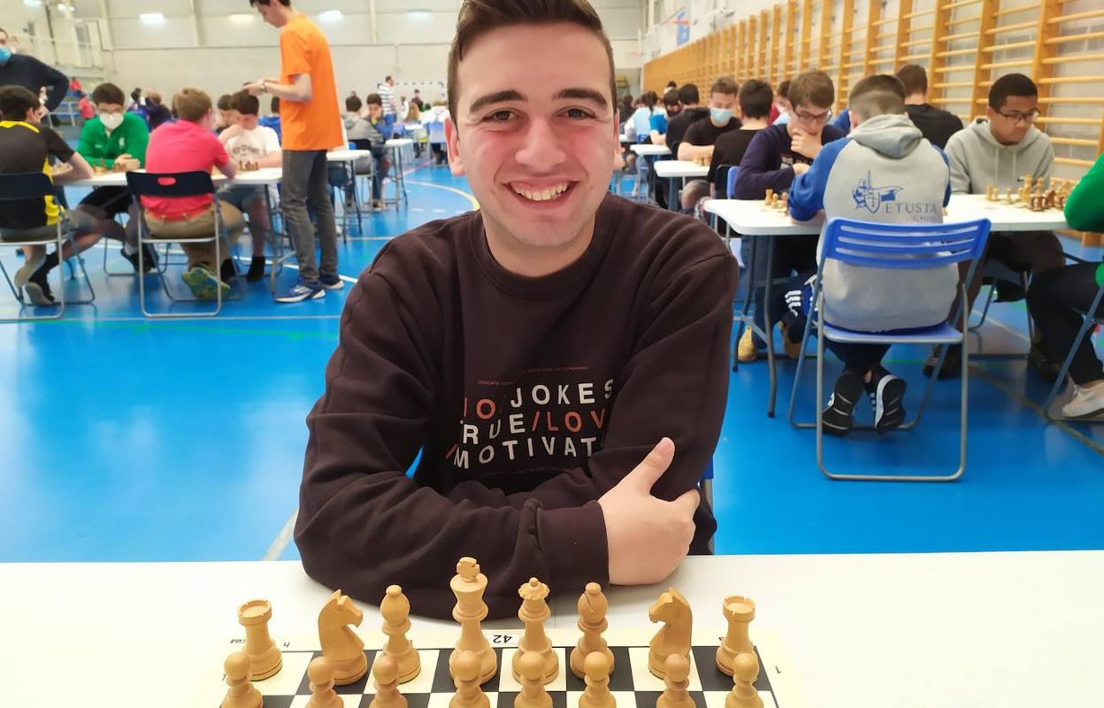 Iyán Guedes, campeón de Asturias sub 18.