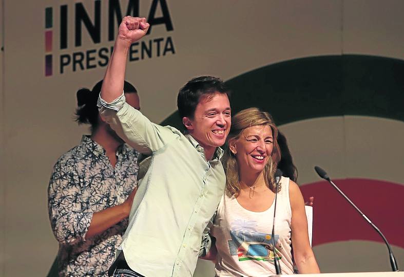 Errejón y Díaz celebran su mitin conjunto en Málaga para pedir el voto a su candidatura en Andalucía.