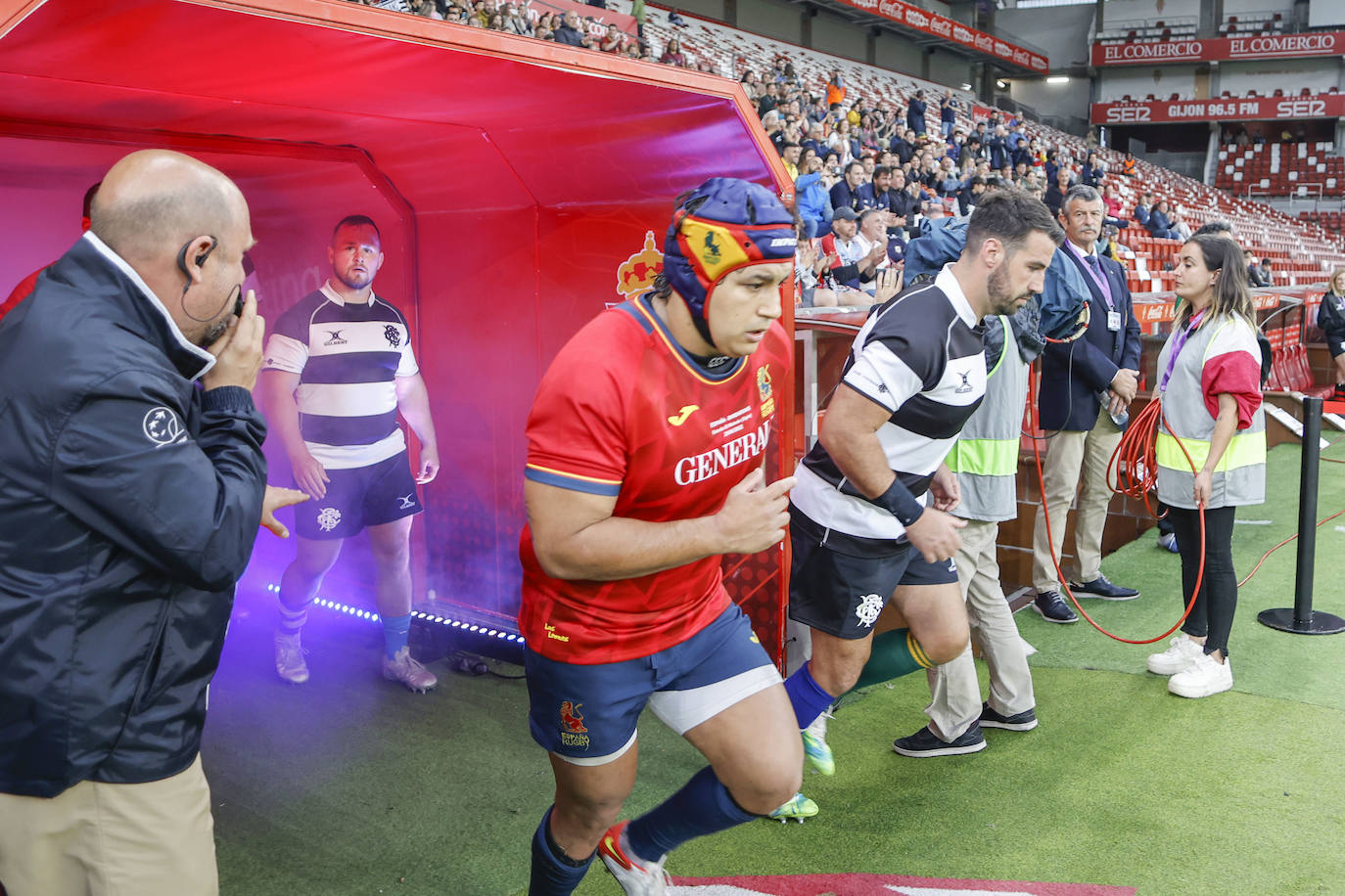 Fotos: Las mejores imágenes del rugby entre Barbarians y España