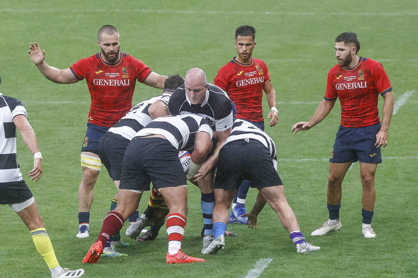 Fotos: Las mejores imágenes del rugby entre Barbarians y España