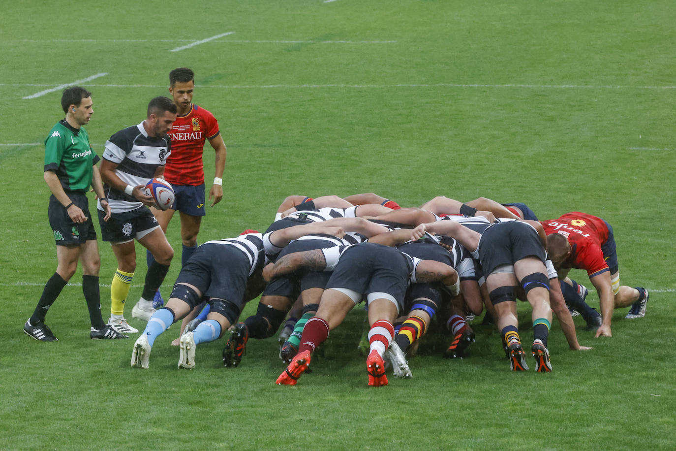 Fotos: Las mejores imágenes del rugby entre Barbarians y España