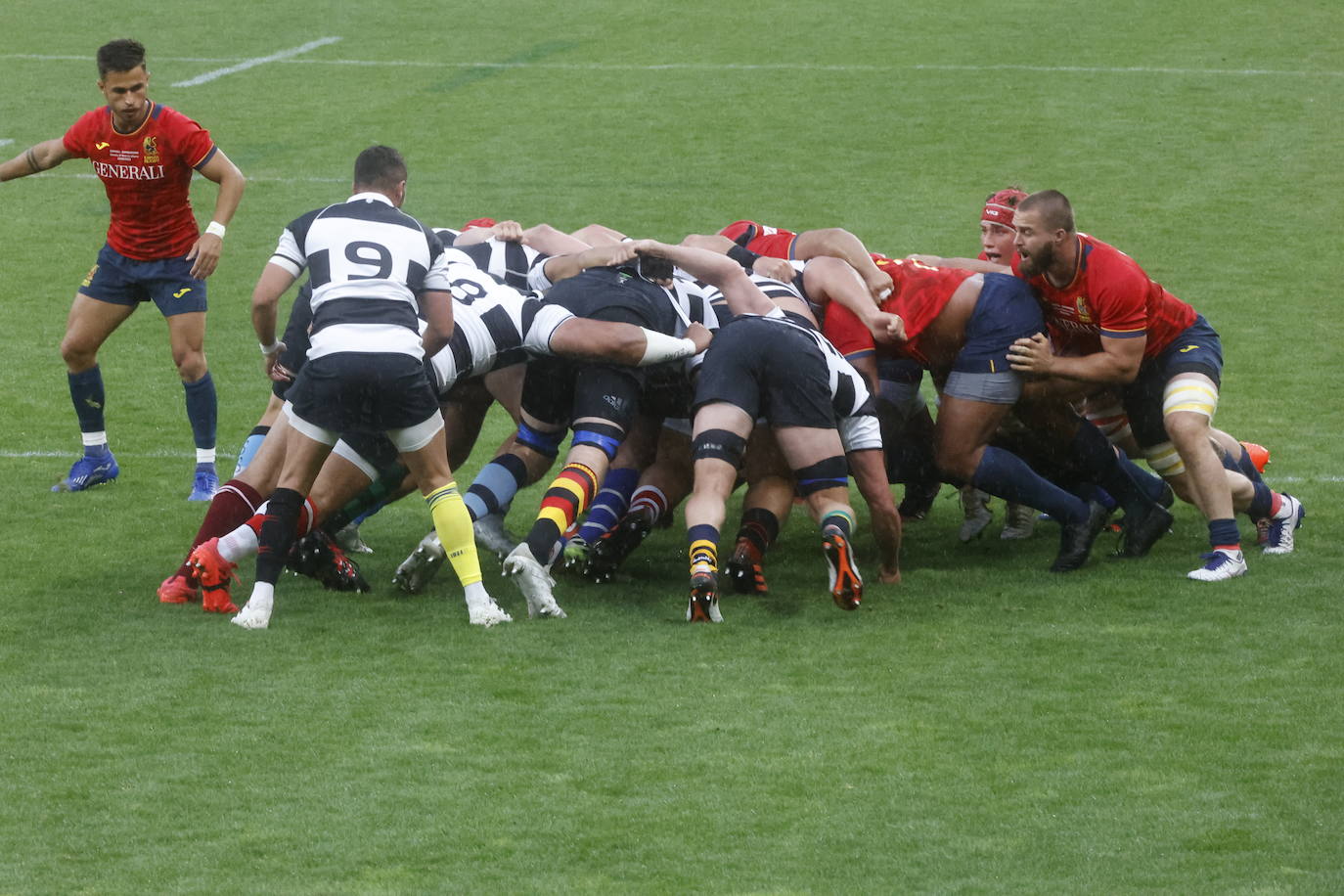 Fotos: Las mejores imágenes del rugby entre Barbarians y España