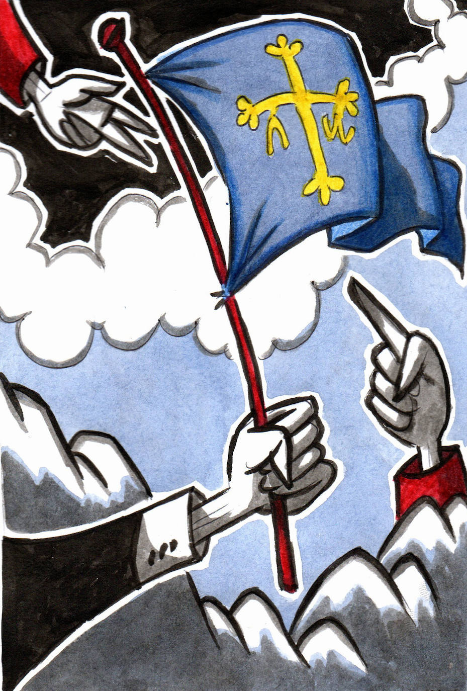 El misterio de la bandera asturiana