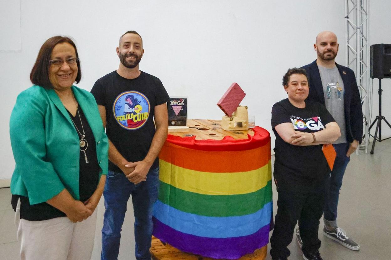 Natalia González, David Casal, Yosune Álvarez y Marcos Torre. 