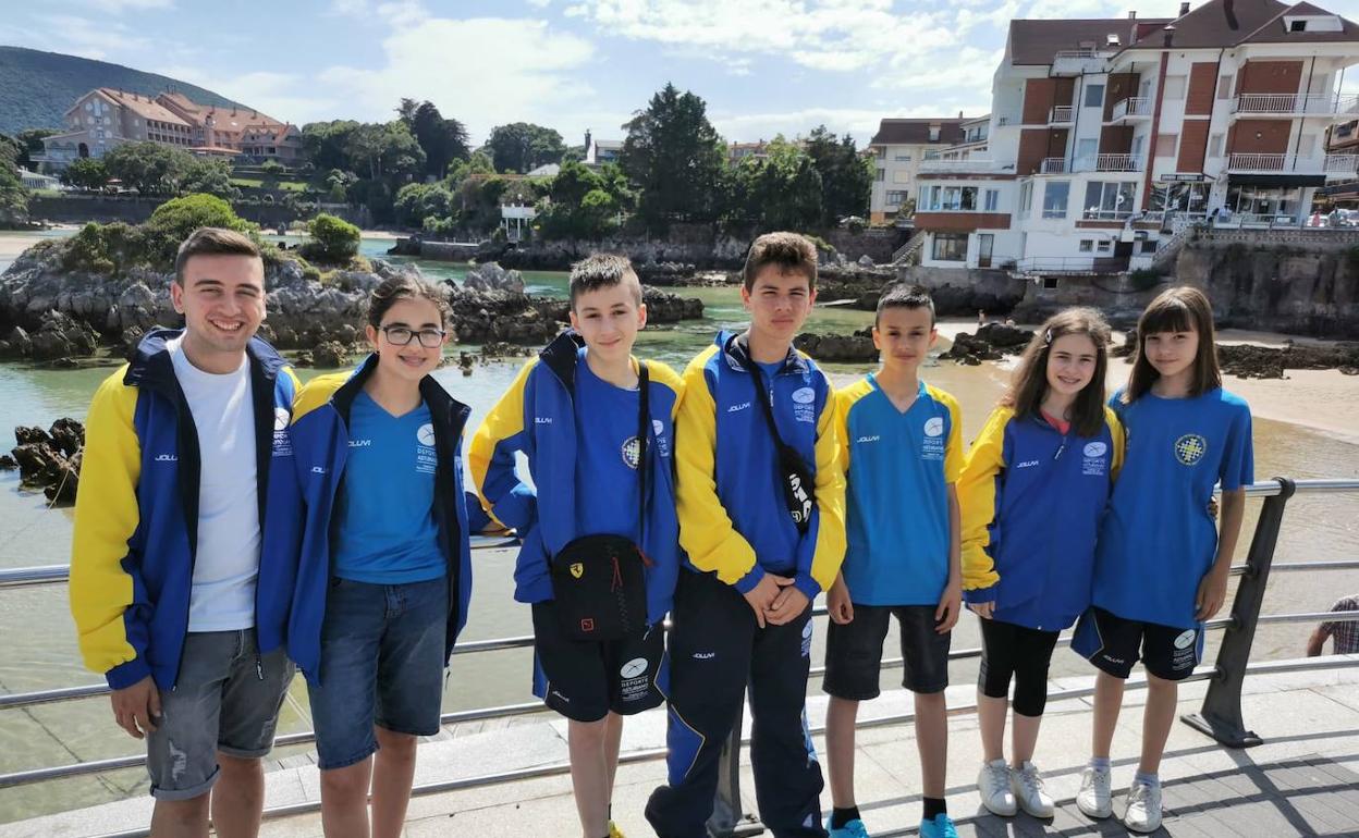 Iyán Guedes, Carolina Mulet, Lionel Sierra, Lucas Antuña, Nicolás Martín, Edén Álvarez y Alina Prochaieva.