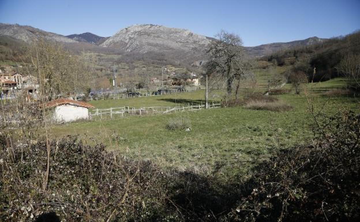 Terrenos adquiridos por el Ayuntamiento para ubicar el camping municipal de Sobrescobio.