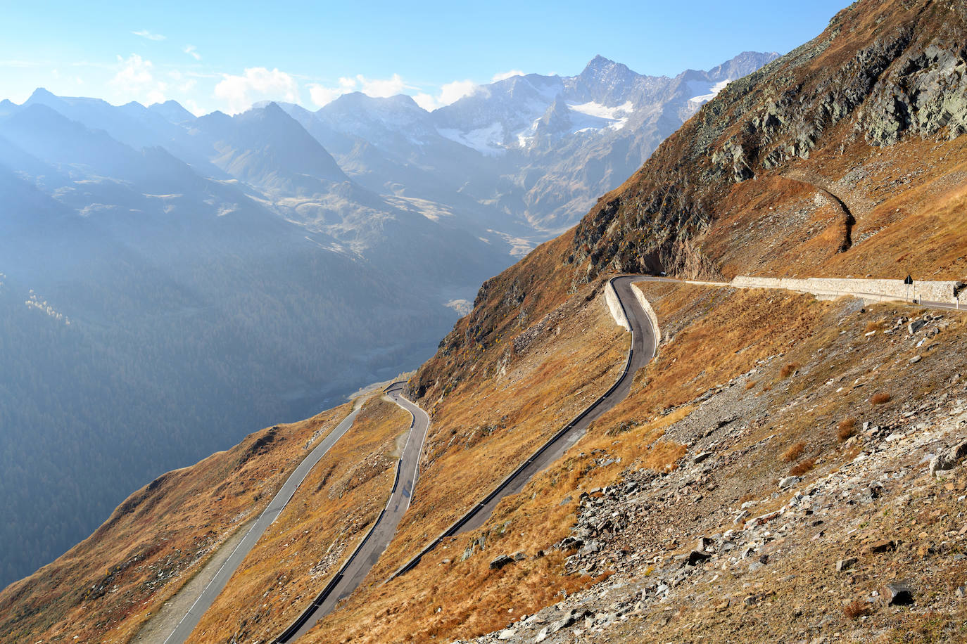 Timmelsjoch/Passo Rombo (entre Austria e Italia) 2474 metros.