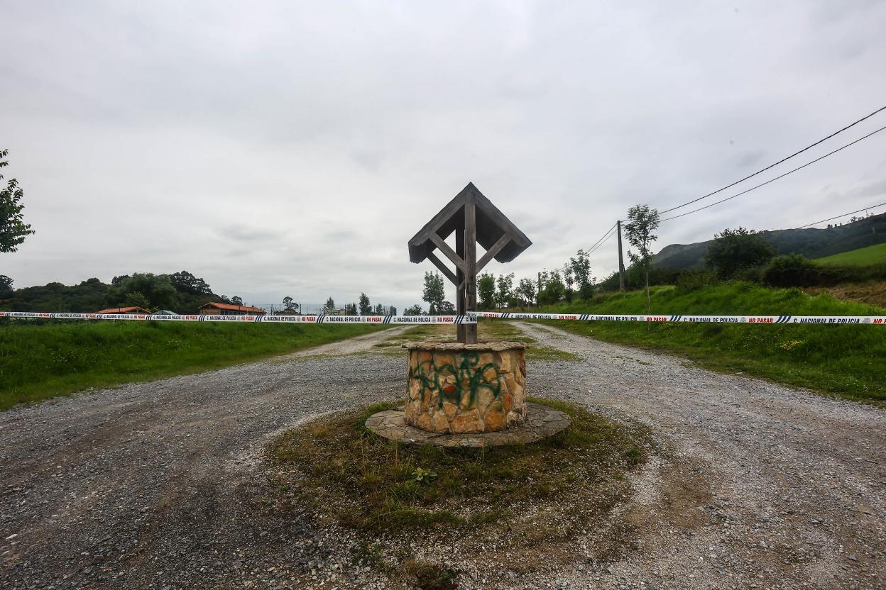 El escampado de San Lázaro de Paniceres, precintado.