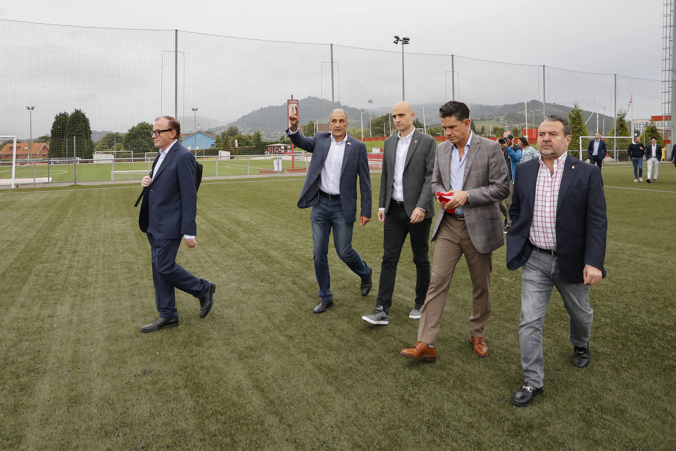 Fotos: El nuevo presidente del Sporting visita Mareo