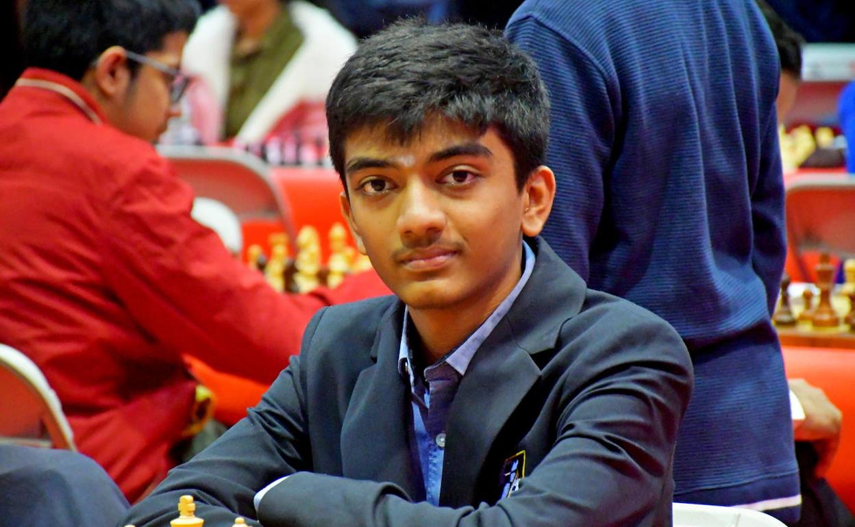 El gran maestro internacional Dommaraju Gukésh.