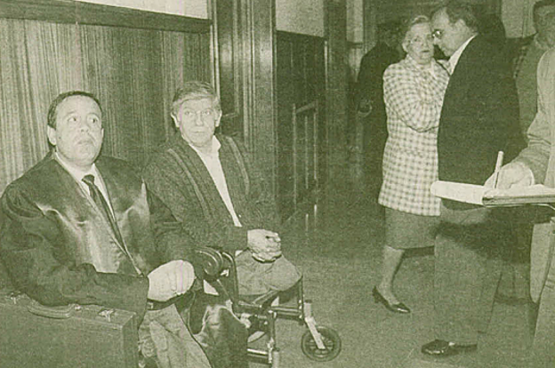 Ireneo Franco en el juicio en la Audiencia, en 1995.