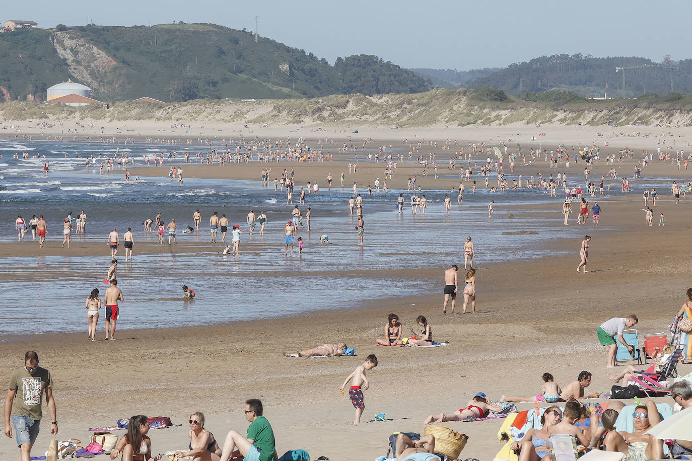 Fotos: Asturias llena las playas