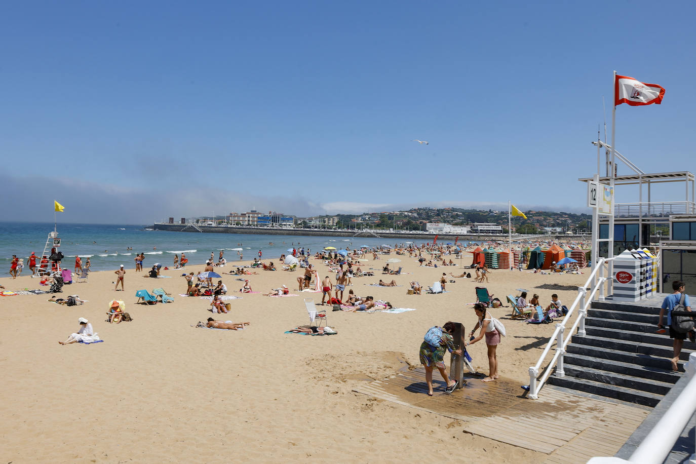 Fotos: Así afrontan el calor los asturianos