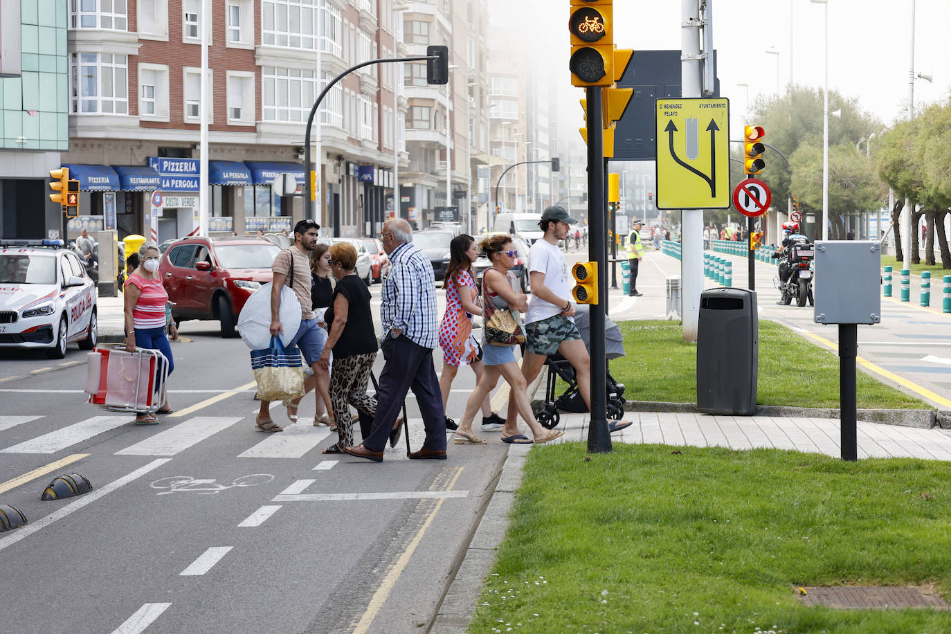 Fotos: Así afrontan el calor los asturianos