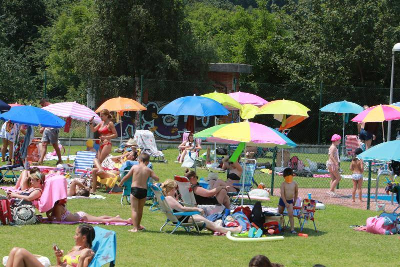 Fotos: Playa e ingenio para aliviar el calor