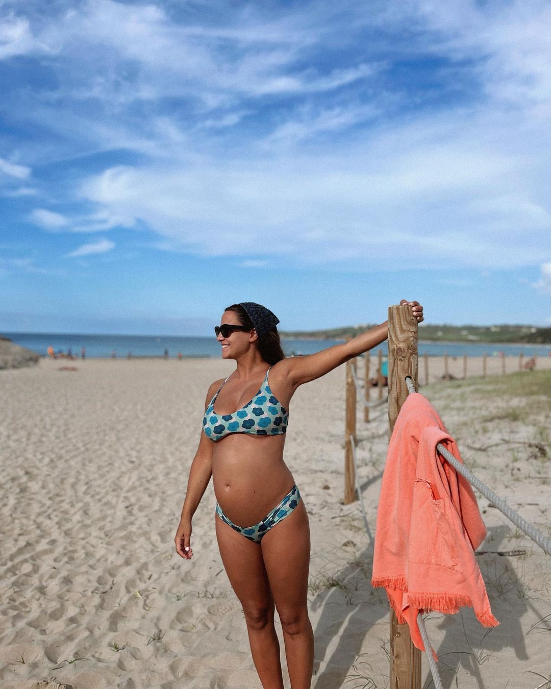 Marta Pombo ha disfrutado de su embarazo en Cantabria.