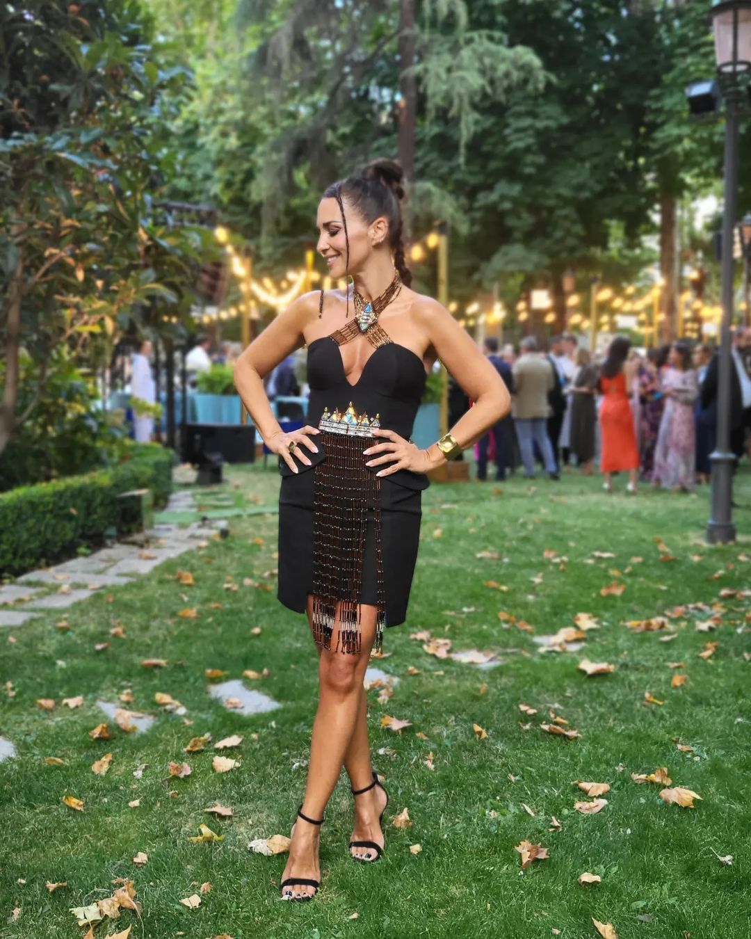 Causó sensación en su último evento.